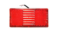 Фонарь габаритный LED 24V красный (110х55мм)