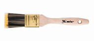 Кисть плоская Golden 1.5", искусственная щетина, деревянная ручка MATRIX