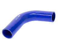 Патрубок МАЗ радиатора угловой (L=230х190мм,d=60) синий силикон MEGAPOWER