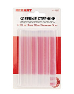 Стержни клеевые d=11,3 мм, L=100 мм, прозрачные (упак. 6 шт.) REXANT