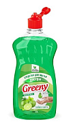 Жидкость д/мытья посуды"Greeny" бальзам 500мл.